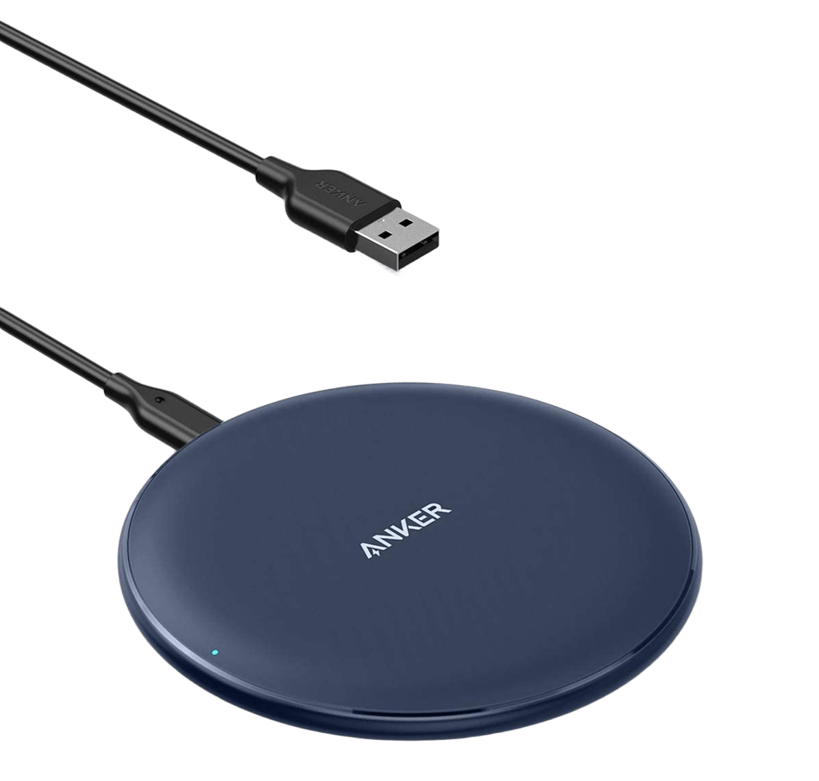 Anker wireless charging pad and USB cable for Qi charging