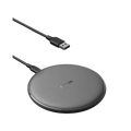 Anker wireless charging pad for Keyword with sleek round design