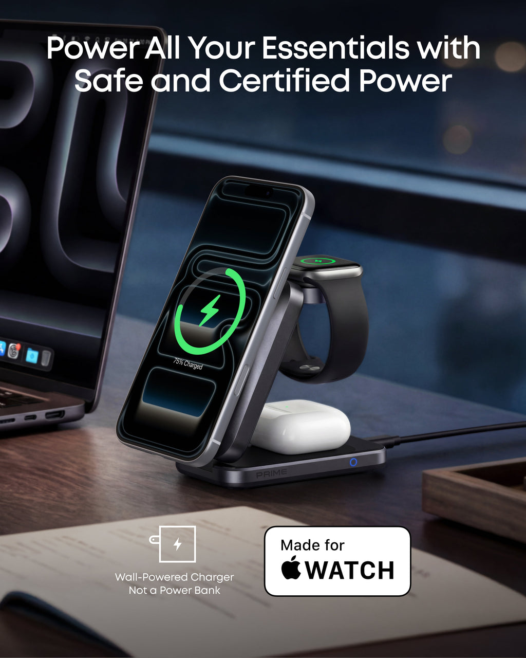 Anker Prime Wireless Charging Station (3-in-1, MagGo, AirCool, Foldable)